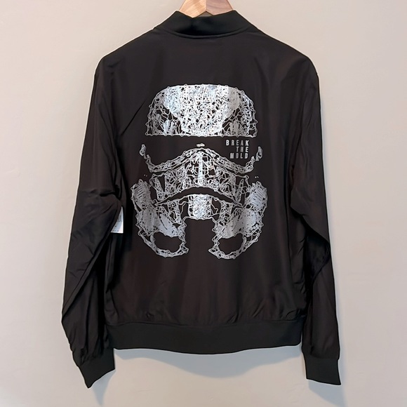 NWT Disney Star Wars Stormtrooper lightweight bomber style jacket. - Picture 11 of 13